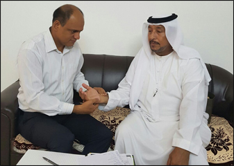 Dr. Vikram Chauhan During Consultations in Dubai