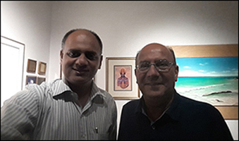 Dr. vikram chauhan with Dr. Mark Vinick